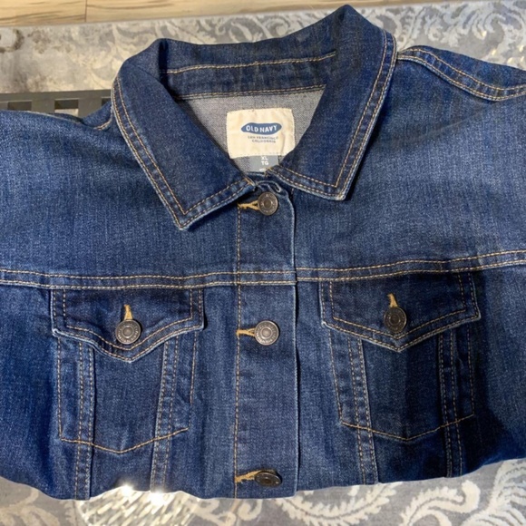 Dark wash old navy jean jacket - Picture 1 of 2